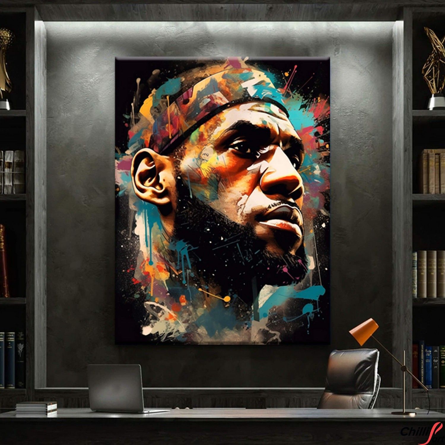 Картина Lebron James Graffiti Art №1