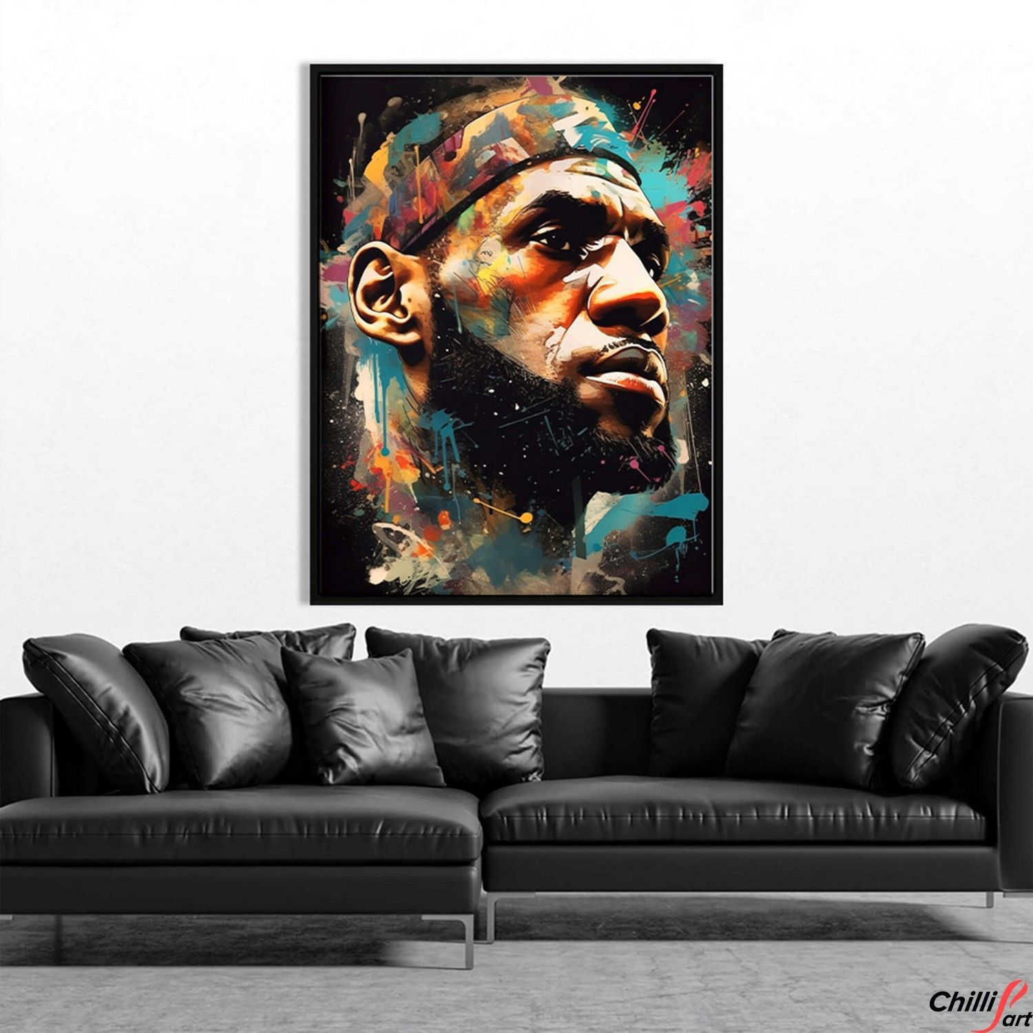 Картина Lebron James Graffiti Art №1
