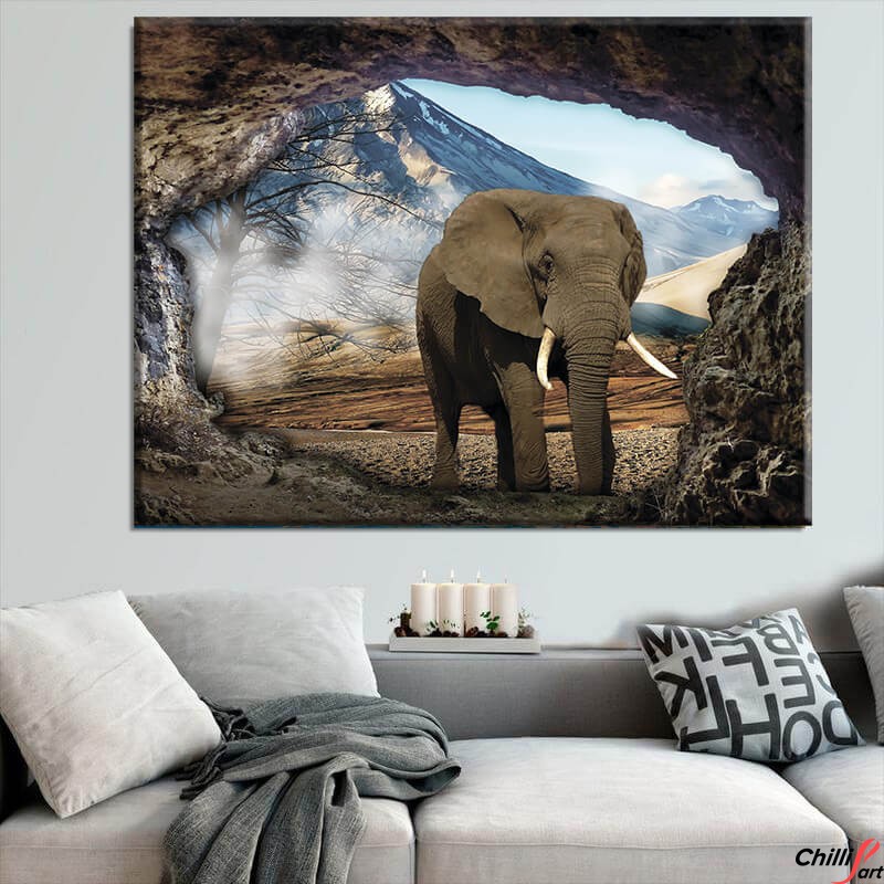 Картина Elephant Cave