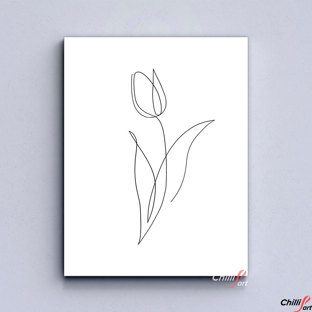 Картина Flower lines
