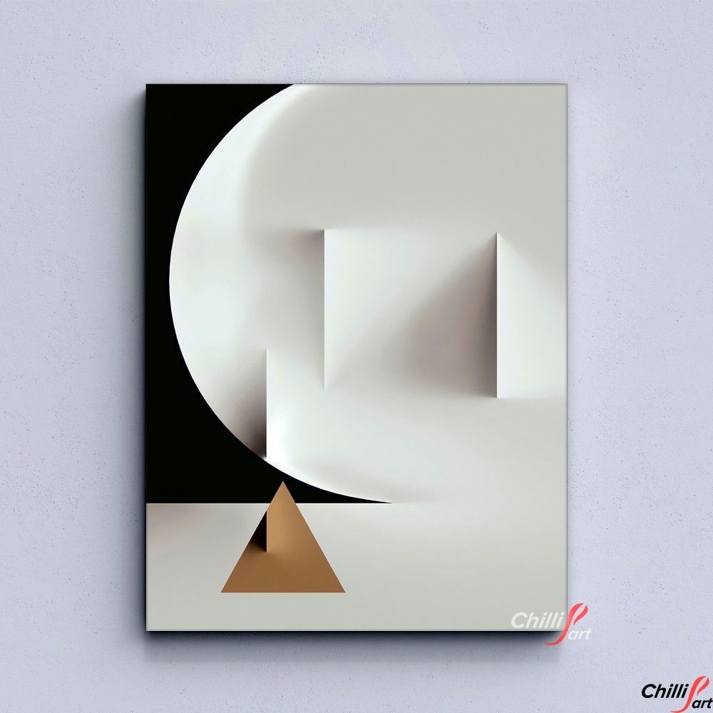 Картина Modern Black White Abstract