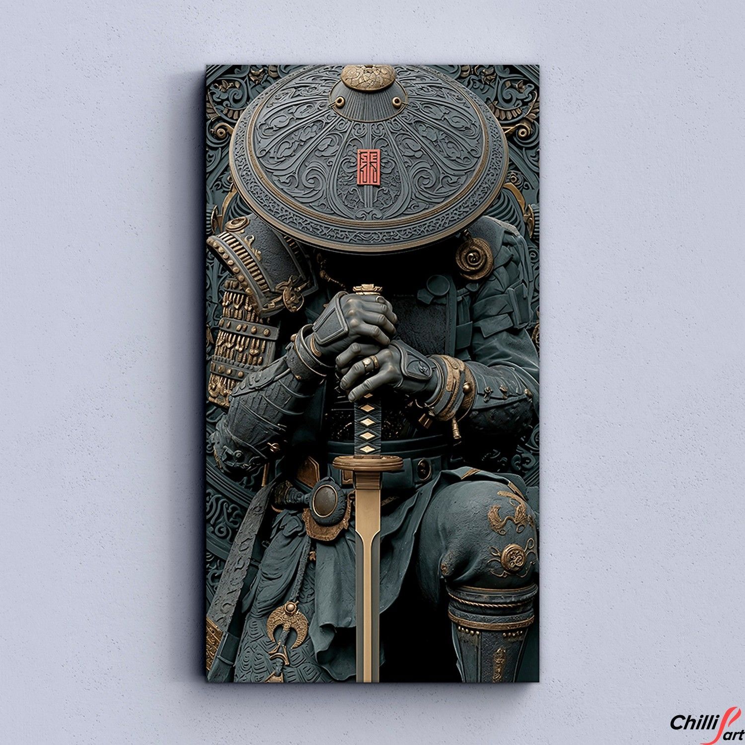 Картина Pic Bushido Warrior - Рамка + Скло