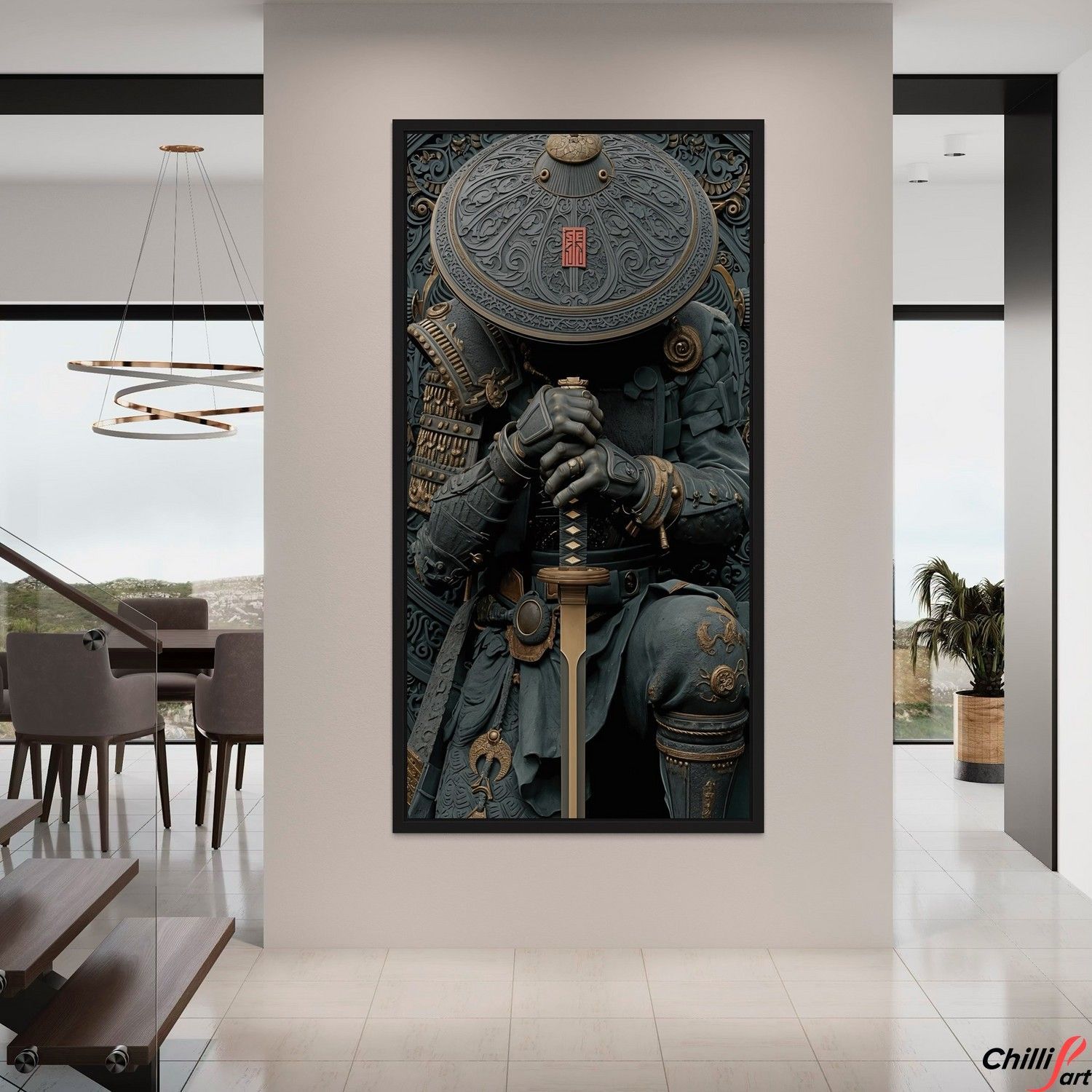 Картина Pic Bushido Warrior - Рамка + Скло