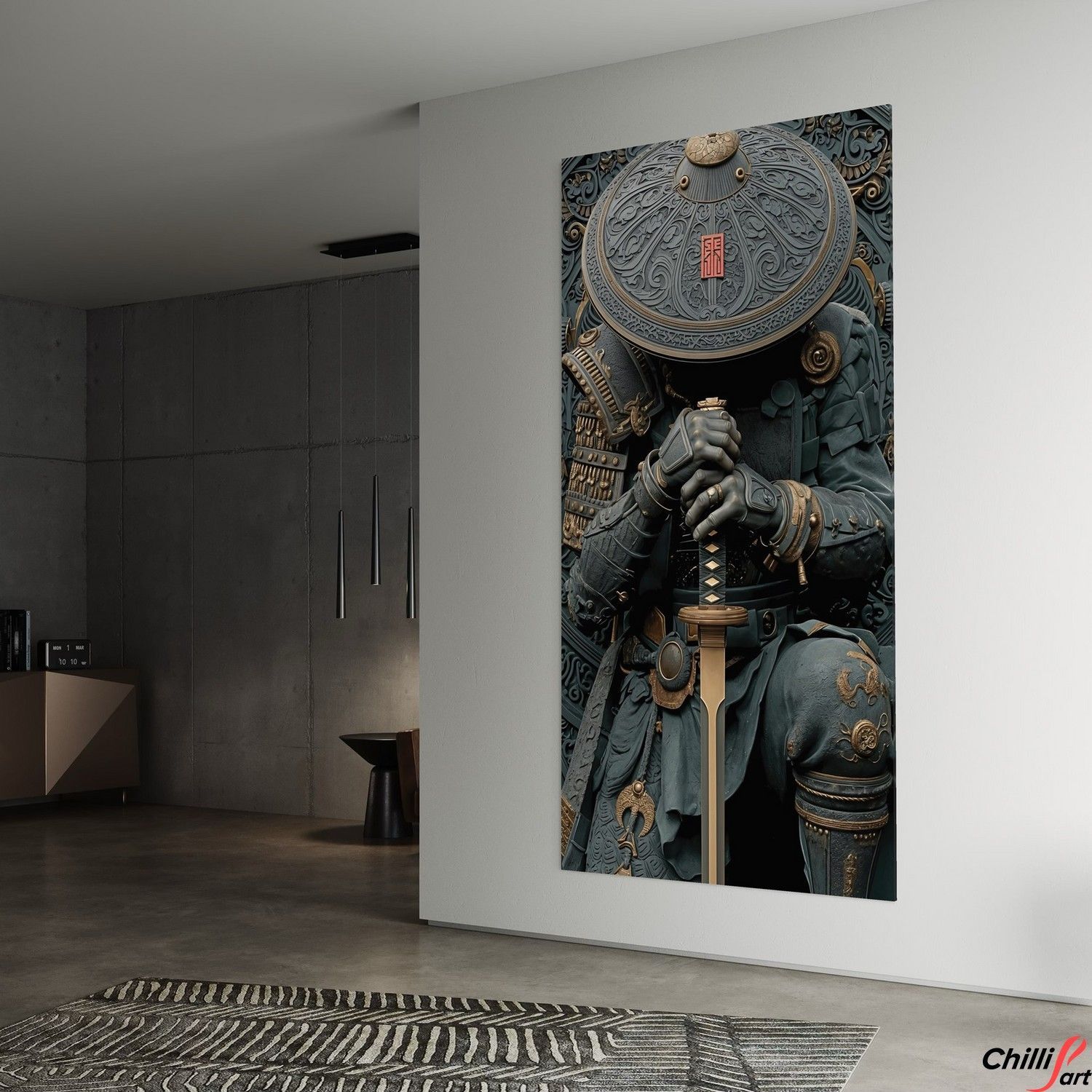 Картина Pic Bushido Warrior - Рамка + Скло