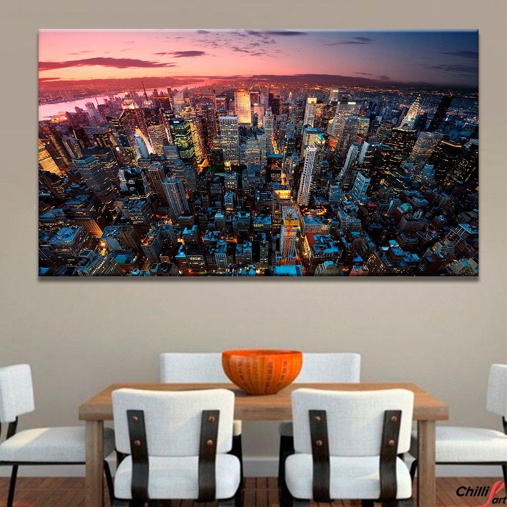 Картина Big City Life - 40х80 см