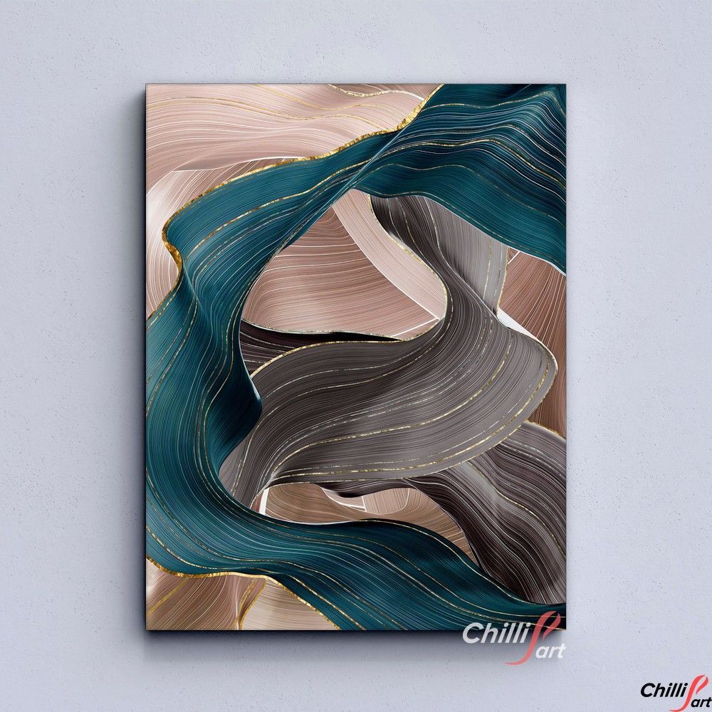 Картина Luxury Ribbon Abstract