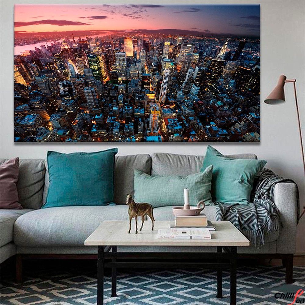 Картина Big City Life - 40х80 см