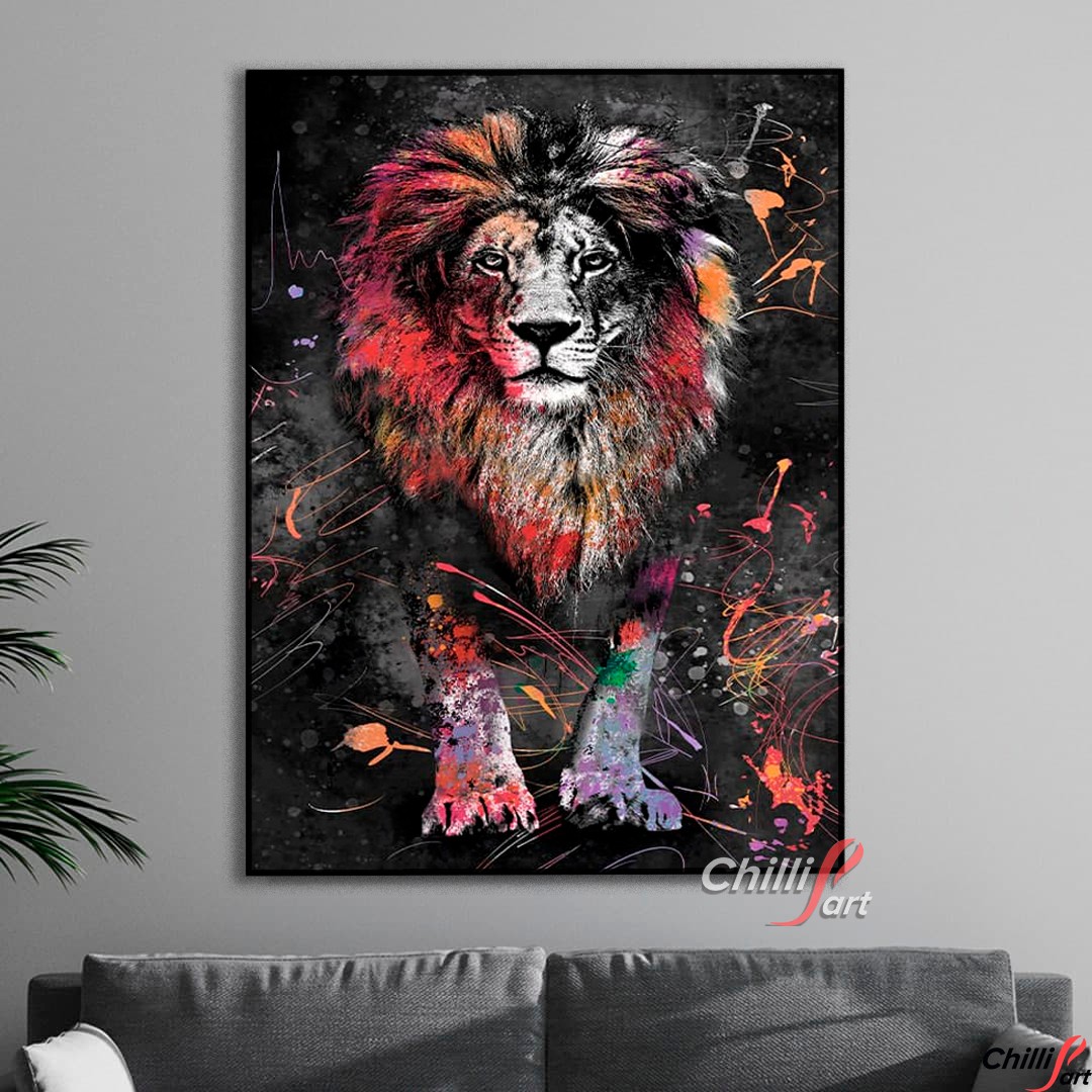 Картина Graffiti Lion