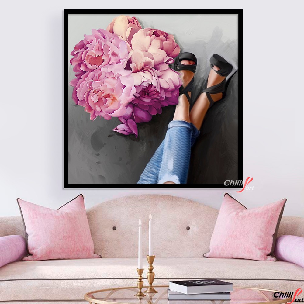 Картина Flowers and heels