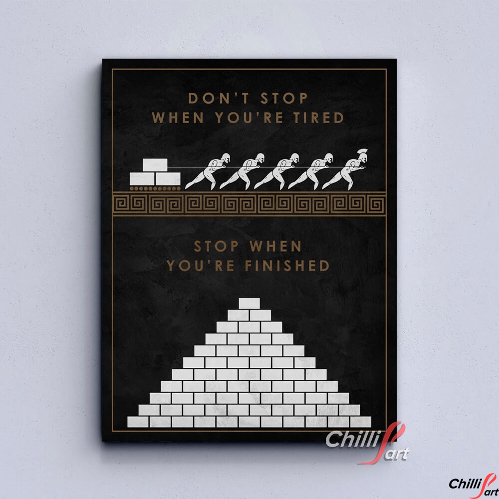 Картина Don't stop when you're tired