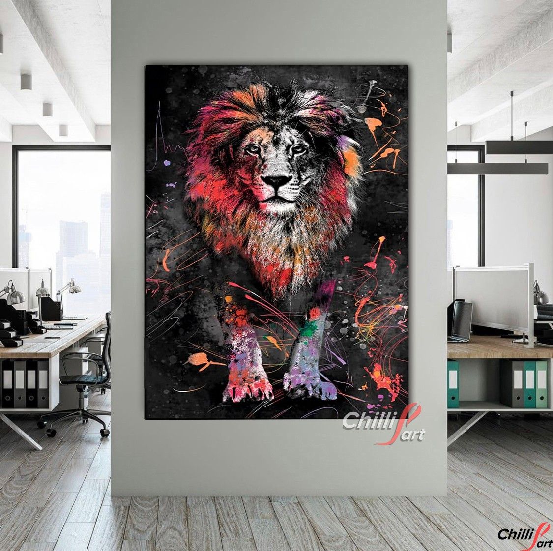 Картина Graffiti Lion - 45х60 см