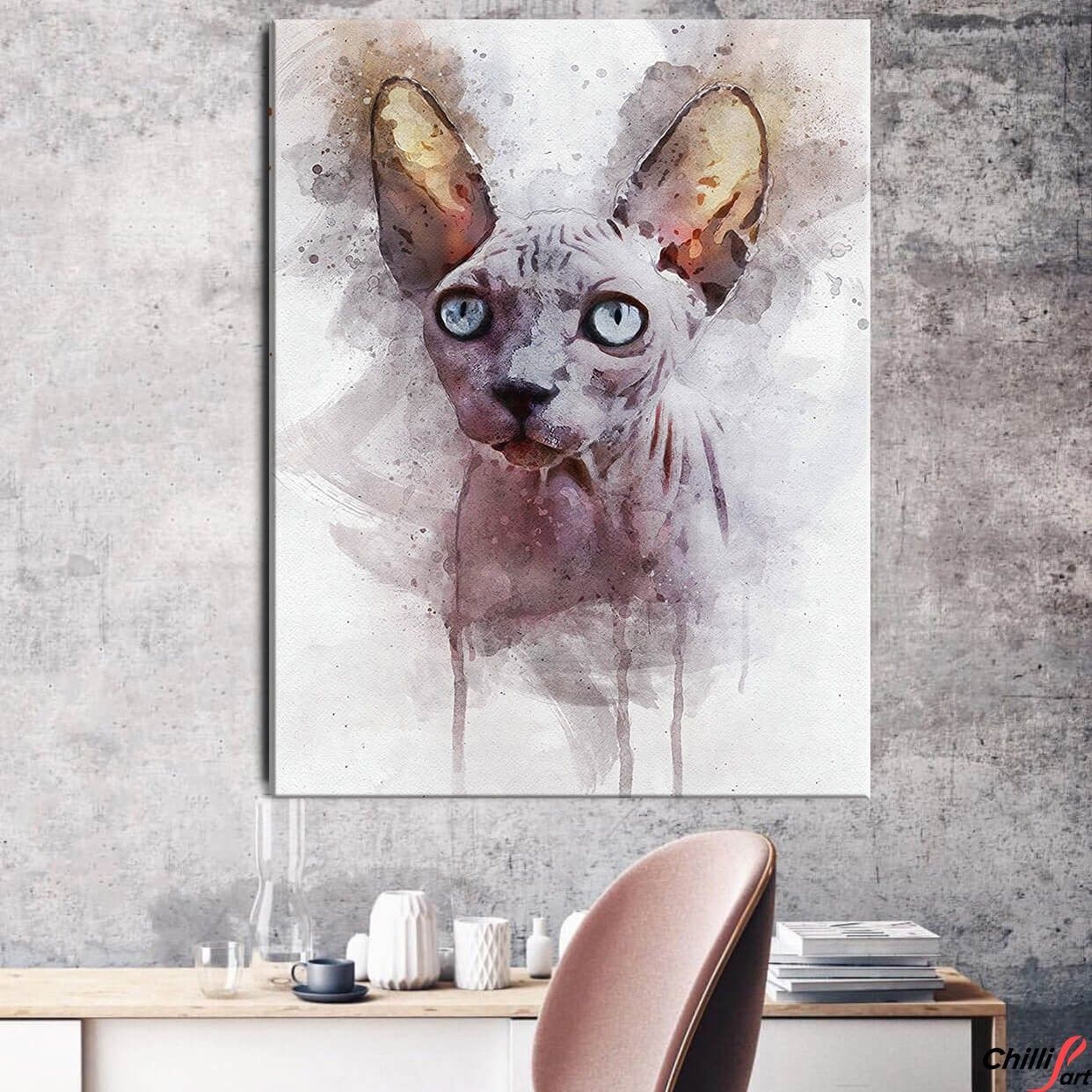 Картина Watercolor Sphinx