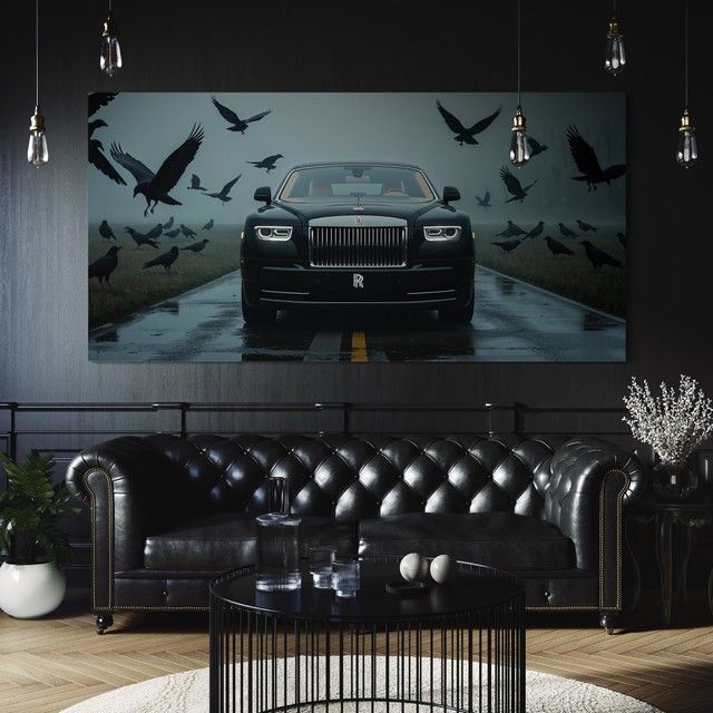 Картина Rolls Royce Phantom Black - The Phantom King