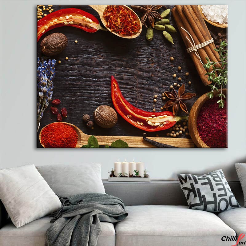 Картина для кухни Spices