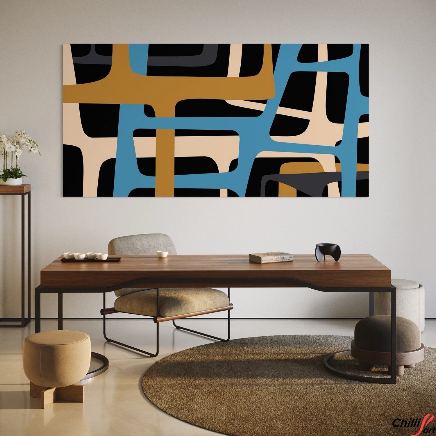 Картина Mid-Century Grid