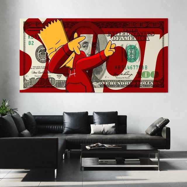 Картина Bart Simpson Dab Money
