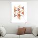 Картина Pastel Triangles Red
