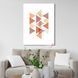 Картина Pastel Triangles Red