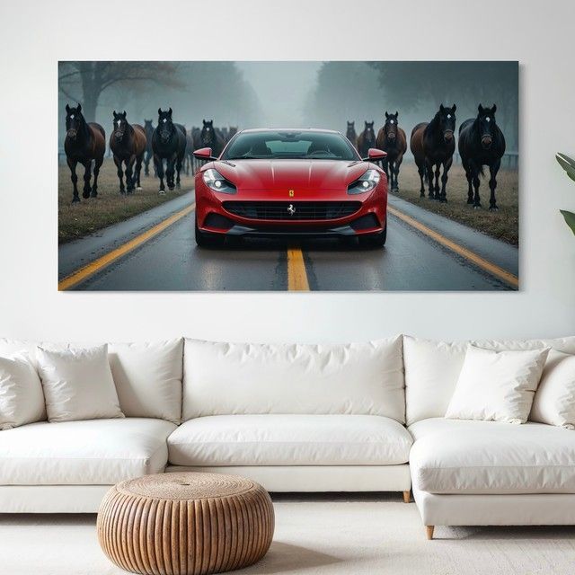 Картина Ferrari 812 Superfast - Red Fury