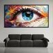 Картина Chromatic Gaze - 40х80 см - БЕЗ РАМКИ