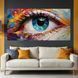 Картина Chromatic Gaze - 40х80 см - БЕЗ РАМКИ