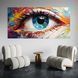Картина Chromatic Gaze - 40х80 см - БЕЗ РАМКИ