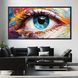 Картина Chromatic Gaze - 40х80 см - БЕЗ РАМКИ