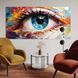Картина Chromatic Gaze - 40х80 см - БЕЗ РАМКИ