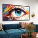 Картина Chromatic Gaze - 40х80 см - БЕЗ РАМКИ