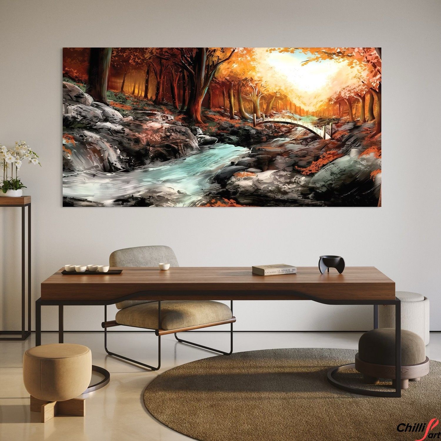 Картина Autumn Bridge