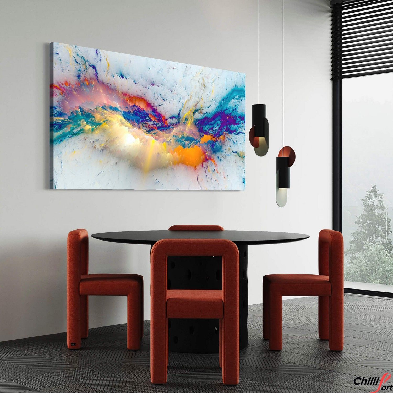Картина Splashes of color