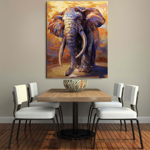 Картина Oil Elephant