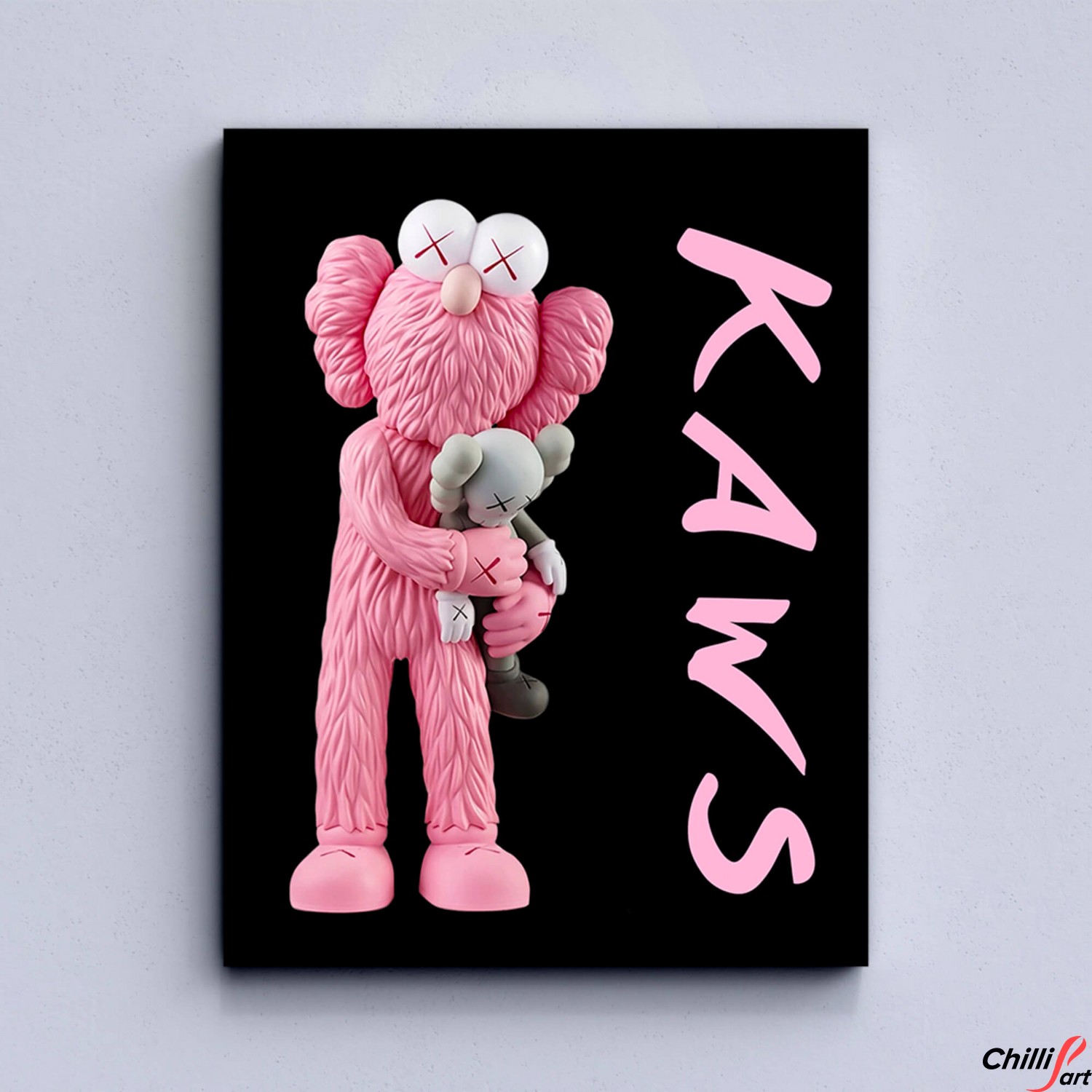 Картина Pink KAWS NGV