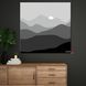 Картина Black and White Mountains