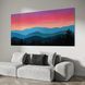 Картина Sunset Mountain Silhouette