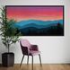 Картина Sunset Mountain Silhouette