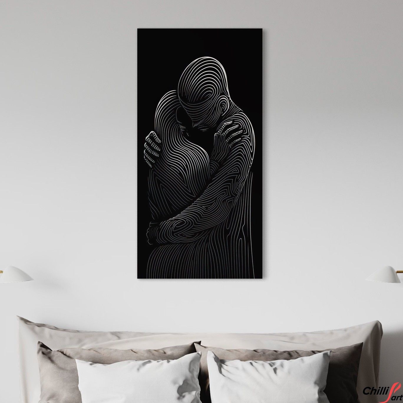 Картина Embrace in Lines