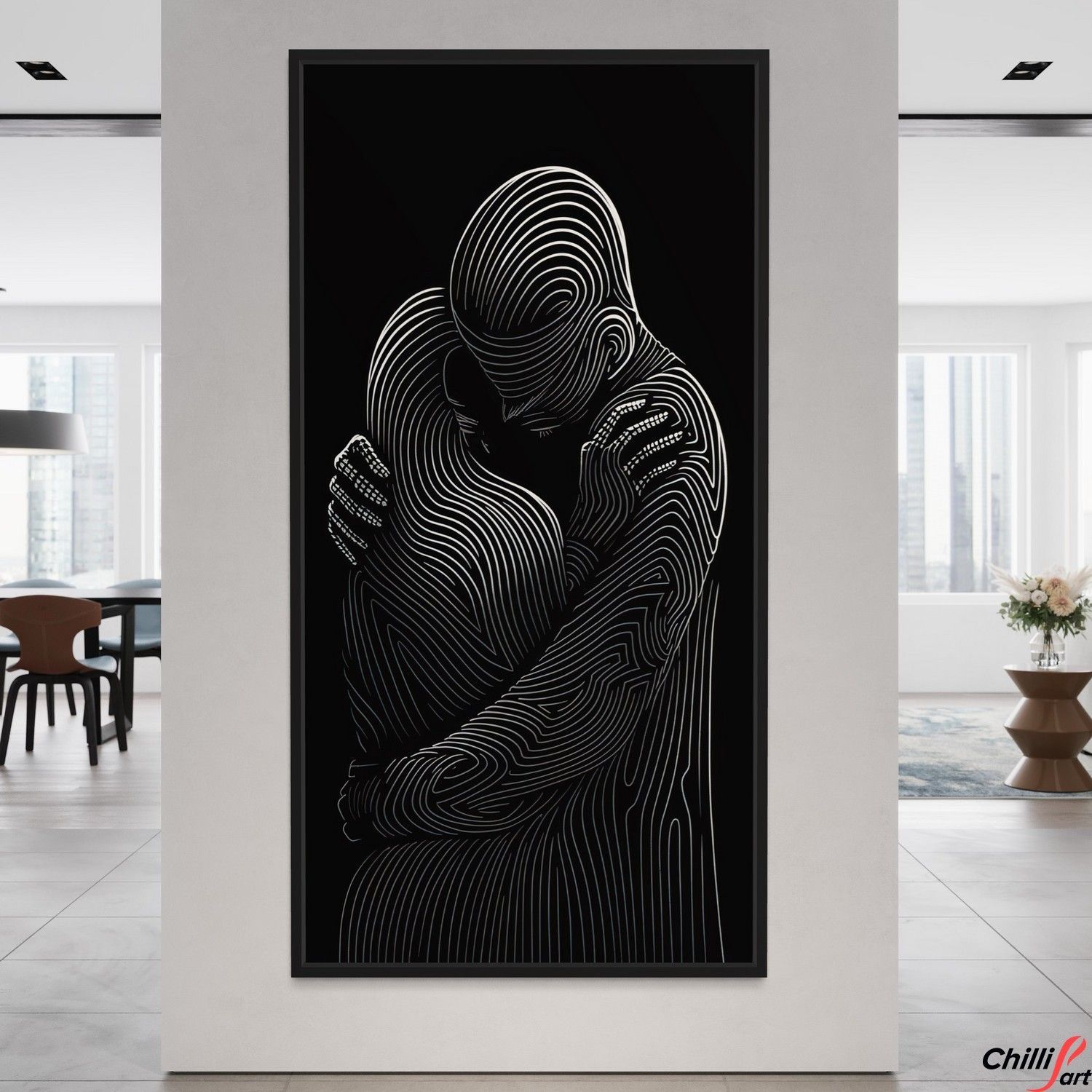 Картина Embrace in Lines