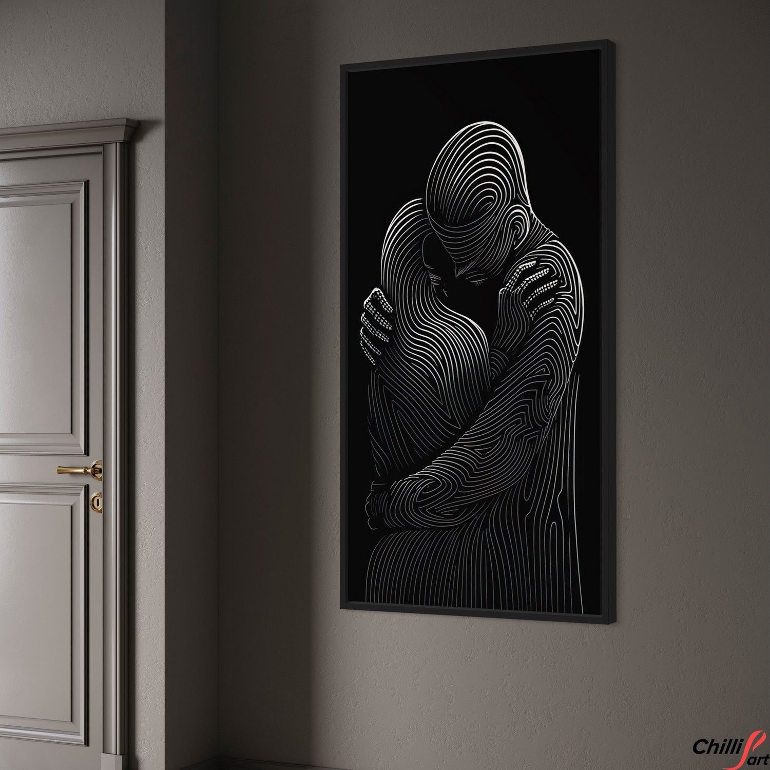 Картина Embrace in Lines