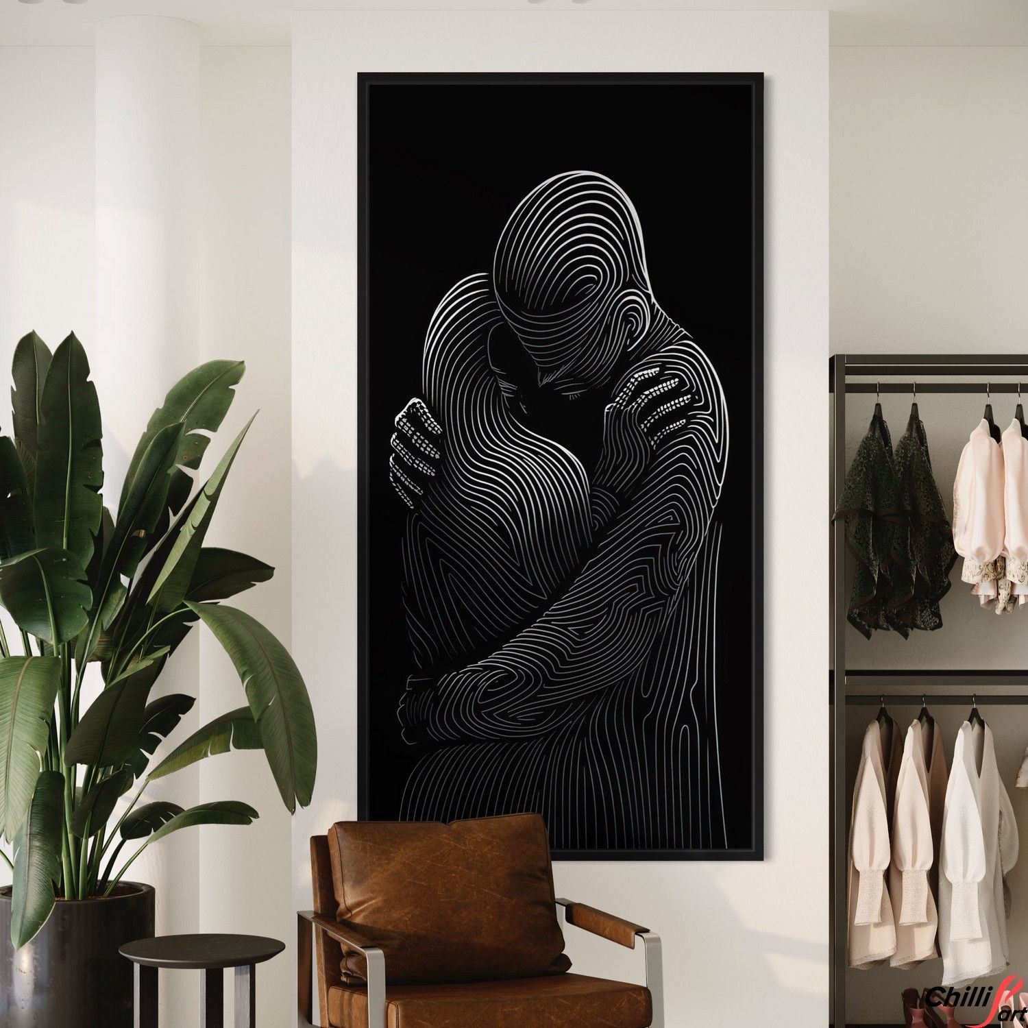 Картина Embrace in Lines