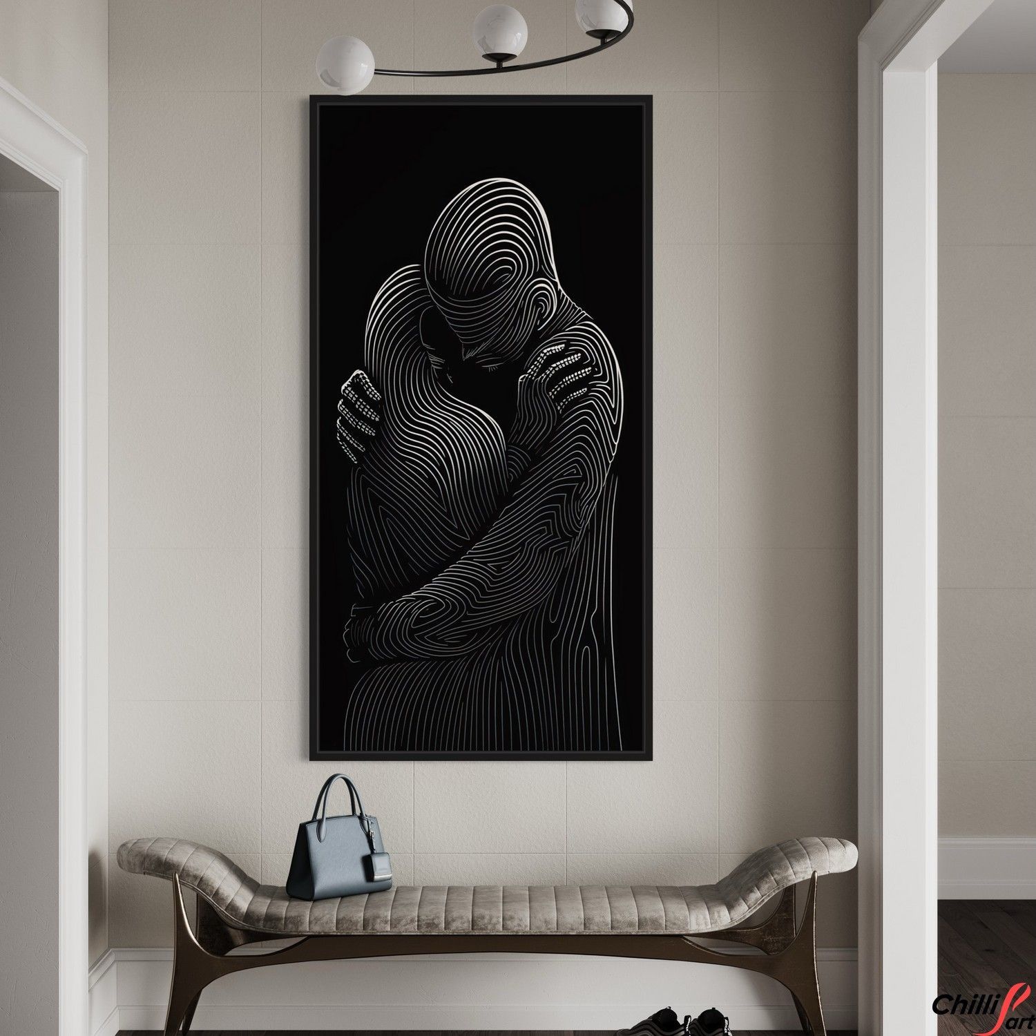 Картина Embrace in Lines