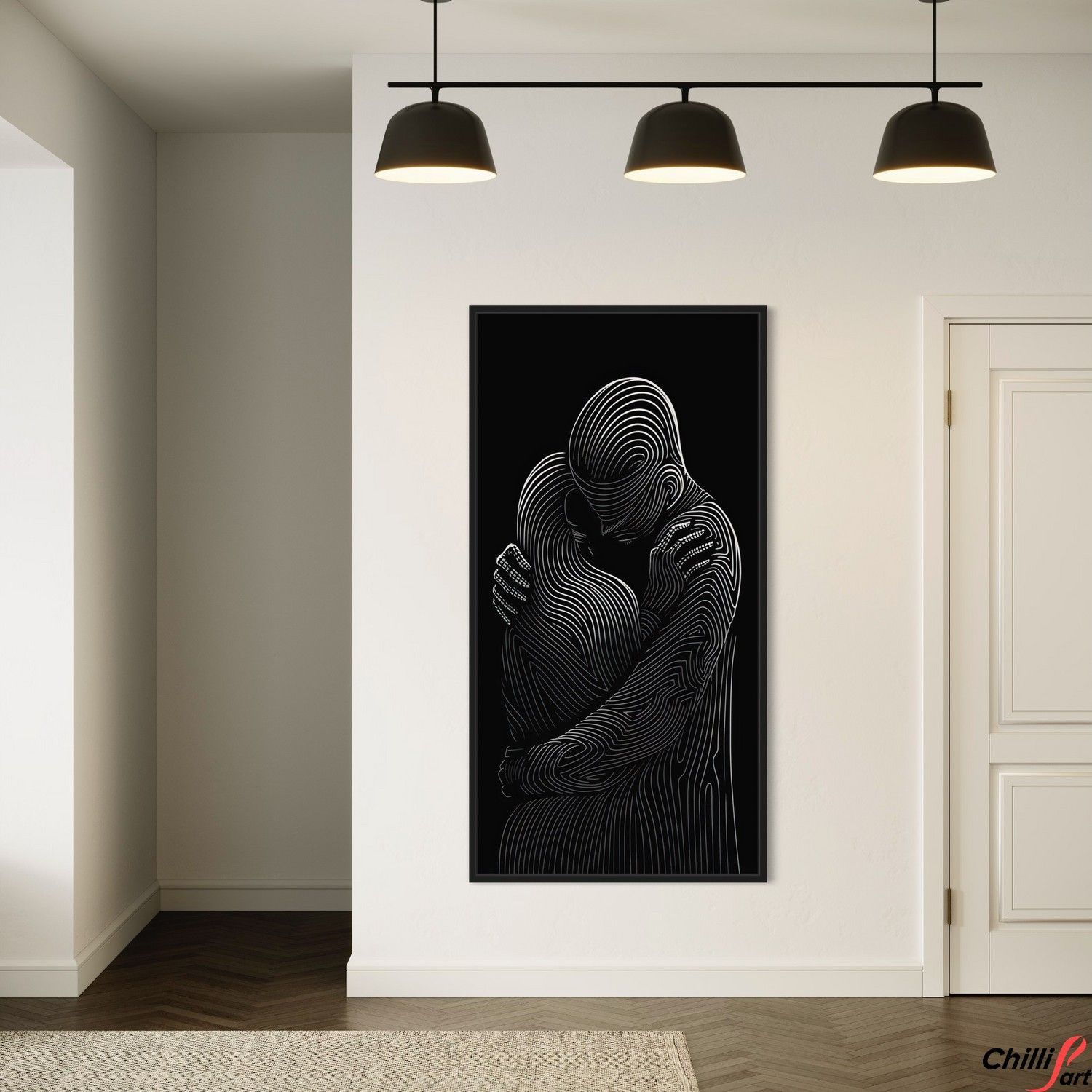 Картина Embrace in Lines