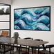 Картина Blue Wave Pattern Abstract