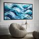 Картина Blue Wave Pattern Abstract