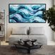 Картина Blue Wave Pattern Abstract