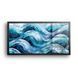 Картина Blue Wave Pattern Abstract
