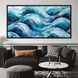 Картина Blue Wave Pattern Abstract