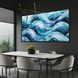Картина Blue Wave Pattern Abstract