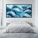 Картина Blue Wave Pattern Abstract