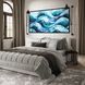 Картина Blue Wave Pattern Abstract